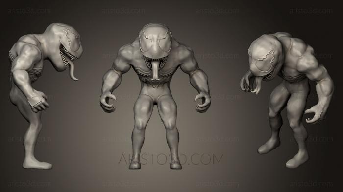 Figurines heroes, monsters and demons (STKM_0535) 3D model for CNC machine